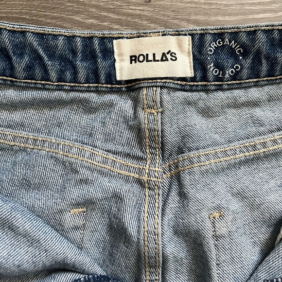ROLLA'S High Rise Light Blue Mom Jeans - Picture 5 of 7